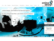 Tablet Screenshot of onlinedesign.eu